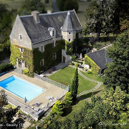 Manoir De L'Abbaye Acomodação com café da manhã Seuilly Exterior foto