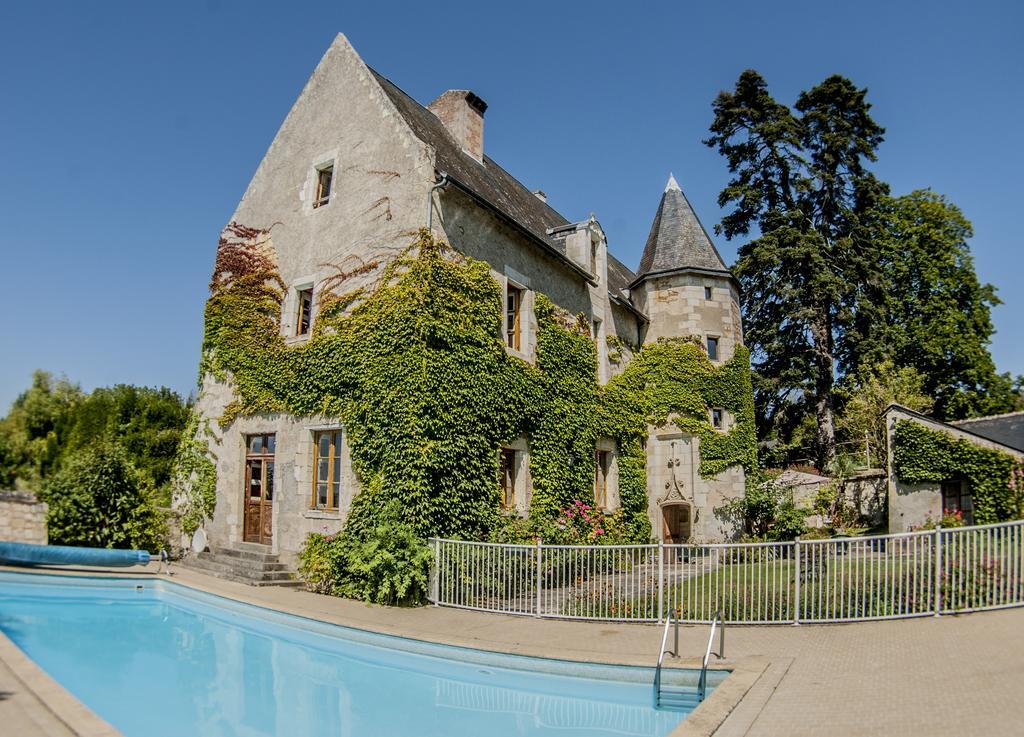 Manoir De L'Abbaye Acomodação com café da manhã Seuilly Exterior foto