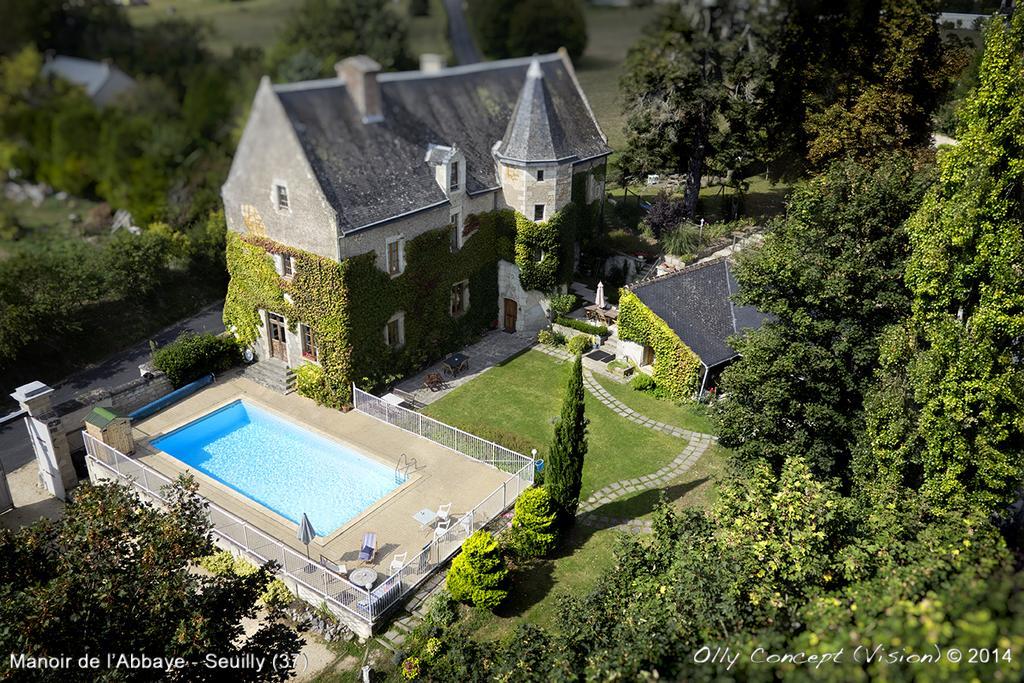 Manoir De L'Abbaye Acomodação com café da manhã Seuilly Exterior foto