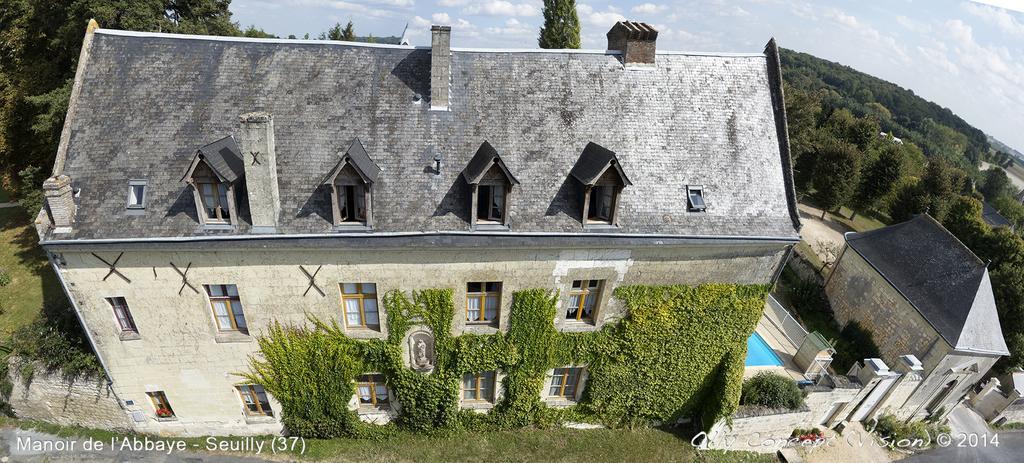 Manoir De L'Abbaye Acomodação com café da manhã Seuilly Exterior foto
